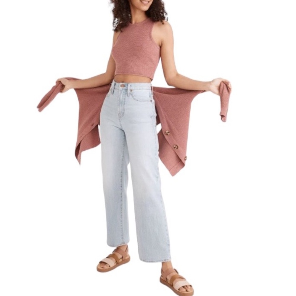 Madewell The Perfect Vintage Wide Leg Crop Jean